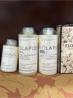 New Sealed Bundle Olaplex Hair Shampoo & Conditioner / Bonus Floral Blossom